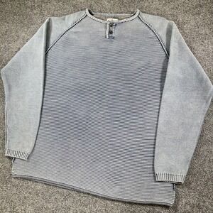Men's Gray Sweater Cardigan